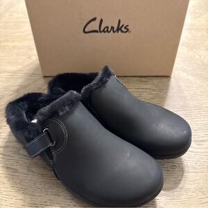 Clarks Women's Roseville Clog Black US Size 7